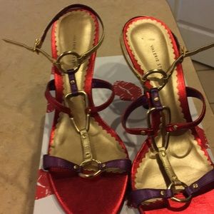 Valerie Stevens multi- colored shoes 